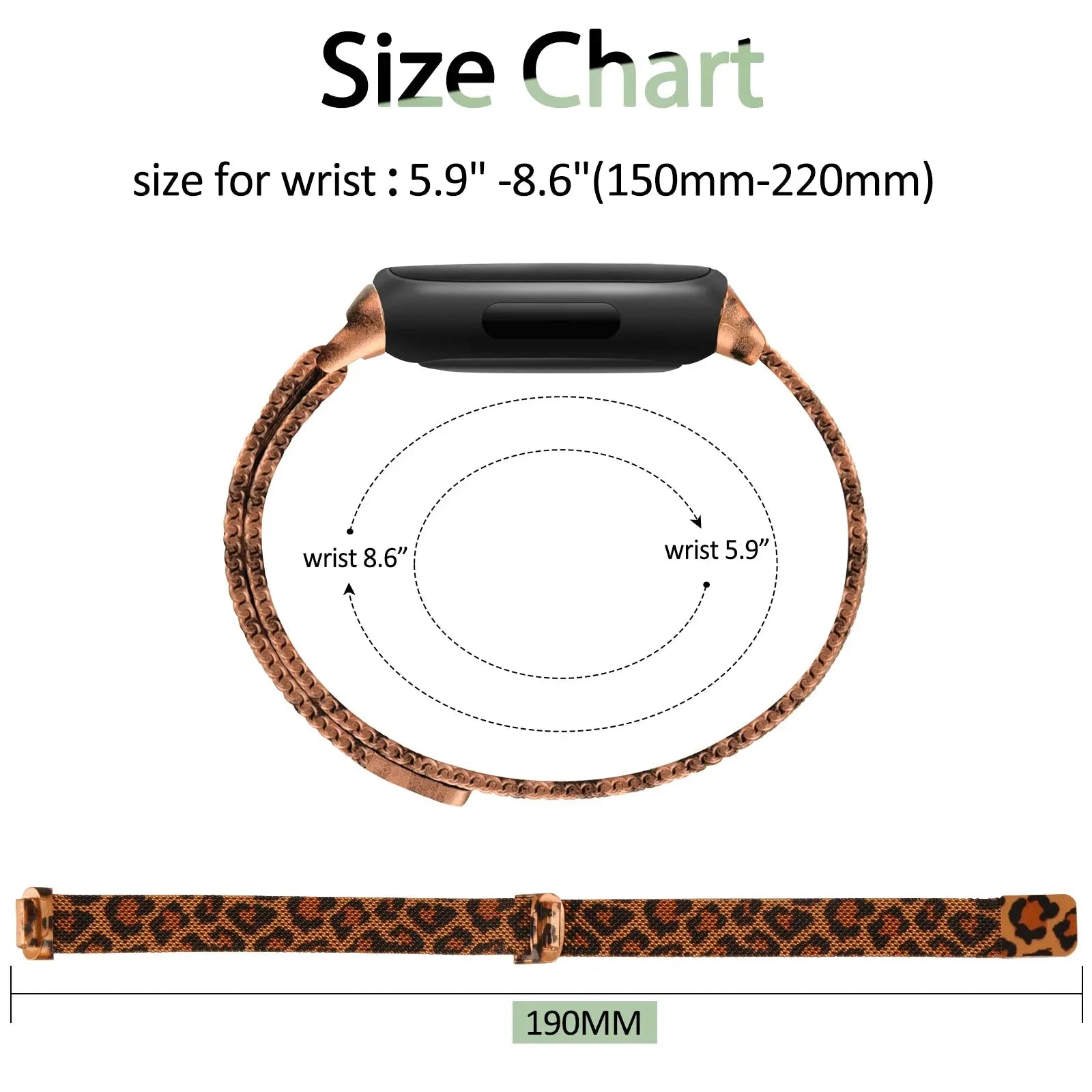 Metal Magnetic Loop Strap for Fitbit Inspire 3 - Stainless Steel Milanese Band - STRAPS