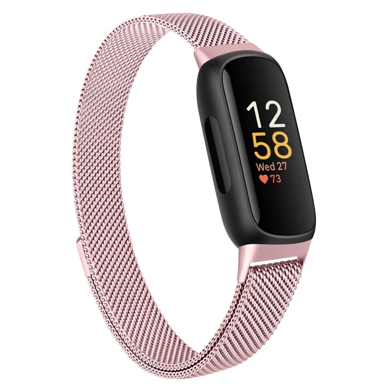 Metal Magnetic Loop Strap for Fitbit Inspire 3 - Stainless Steel Milanese Band - STRAPS