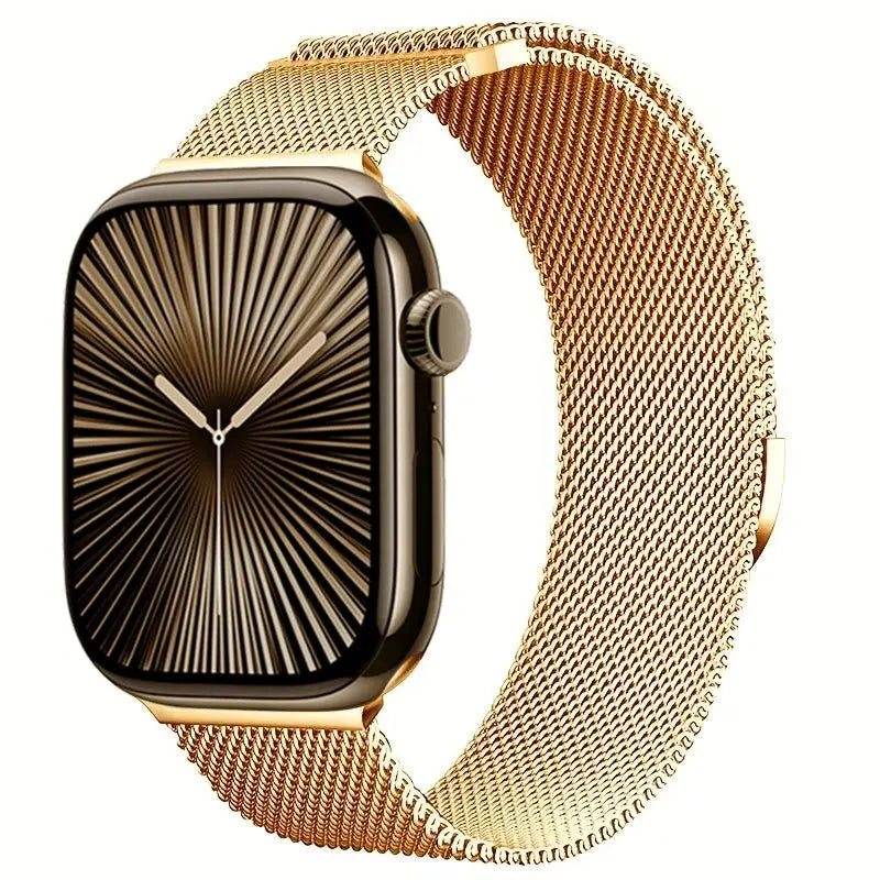 Milanese Magnetic Strap for Apple Watch – Ultra 2, Series 10, 9, 8, 7,  6, 5, 4, SE, 3, 2, 1 STRAPS