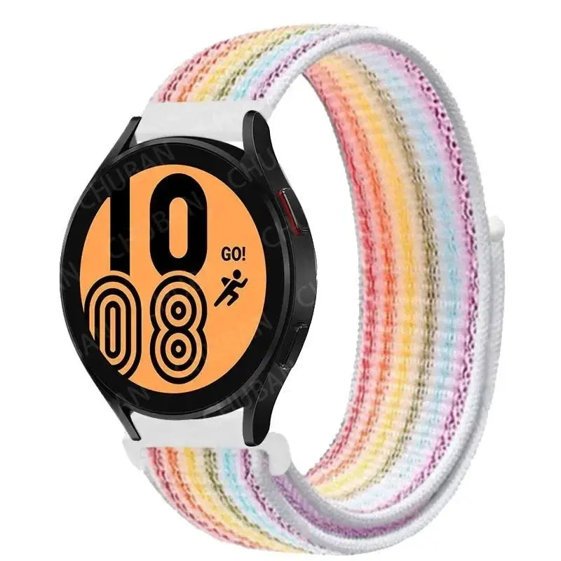 Nylon Loop Strap (20mm/22mm) for Samsung Galaxy, Huawei GT, Amazfit, Garmin, Xiaomi: Comfortable and Stylish - STRAPS