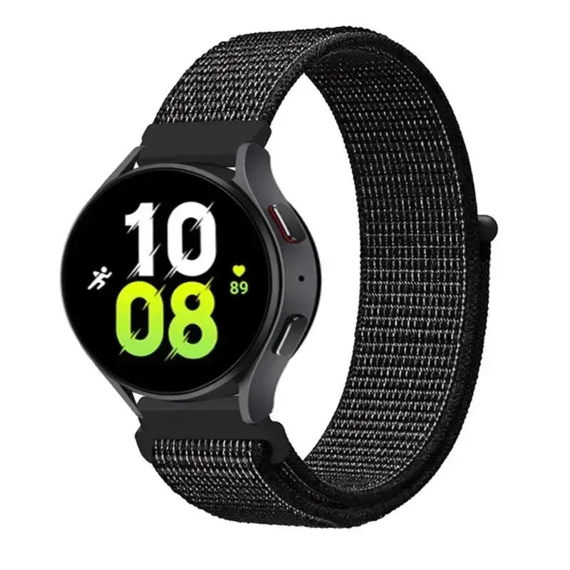 Nylon Loop Strap (20mm/22mm) for Samsung Galaxy, Huawei GT, Amazfit, Garmin, Xiaomi: Comfortable and Stylish - STRAPS