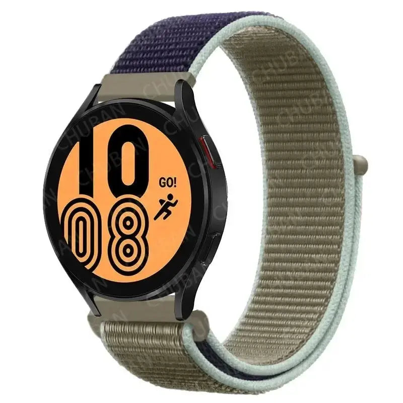Nylon Loop Strap (20mm/22mm) for Samsung Galaxy, Huawei GT, Amazfit, Garmin, Xiaomi: Comfortable and Stylish - STRAPS