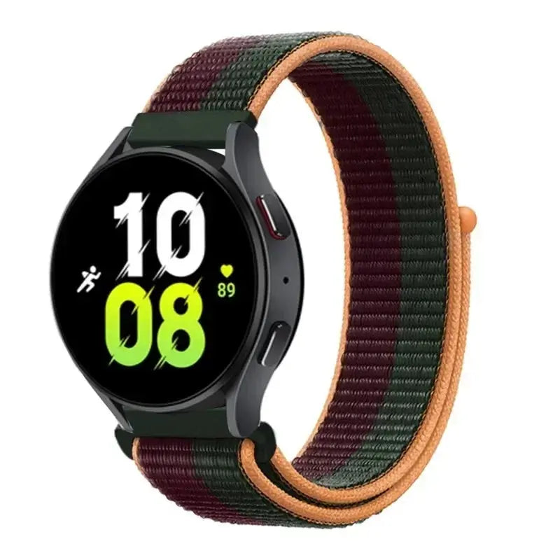 Nylon Loop Strap (20mm/22mm) for Samsung Galaxy, Huawei GT, Amazfit, Garmin, Xiaomi: Comfortable and Stylish - STRAPS