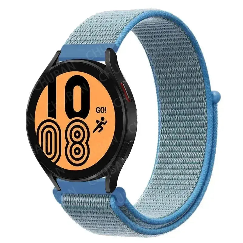 Nylon Loop Strap (20mm/22mm) for Samsung Galaxy, Huawei GT, Amazfit, Garmin, Xiaomi: Comfortable and Stylish - STRAPS