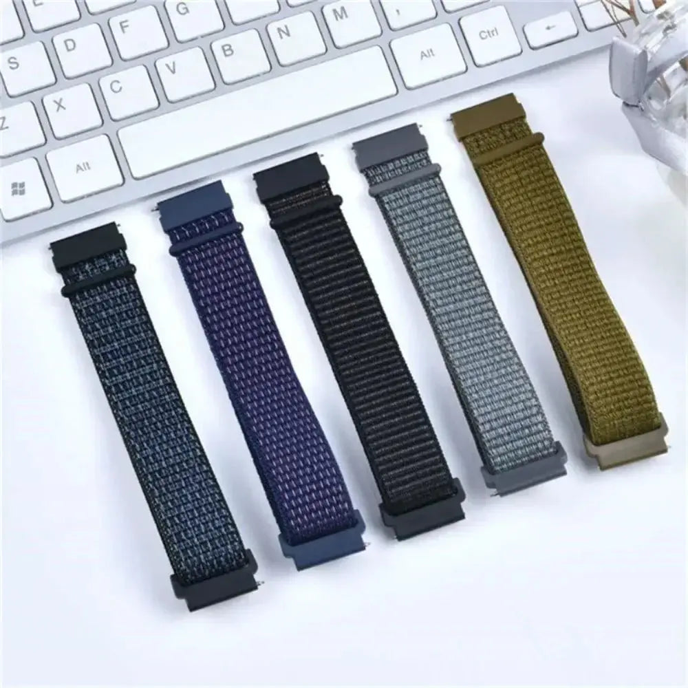 Nylon Loop Strap for Omega X Swatch Joint MoonSwatch & Other Smartwatches (20mm) STRAPS
