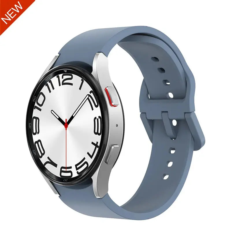 Original Arc Silicone Strap for Samsung Galaxy Watch 7 6 5 4 Pro Classic 40mm–47mm 20mm Band - STRAPS