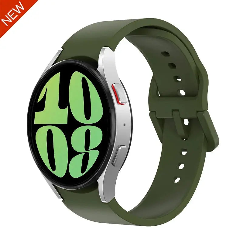 Original Arc Silicone Strap for Samsung Galaxy Watch 7 6 5 4 Pro Classic 40mm–47mm 20mm Band - STRAPS