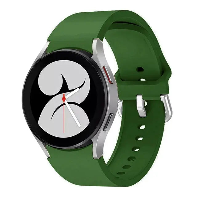 Original Arc Silicone Strap for Samsung Galaxy Watch 7 6 5 4 Pro Classic 40mm–47mm 20mm Band - STRAPS