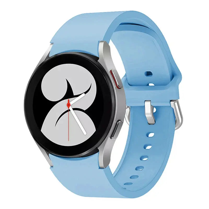 Original Arc Silicone Strap for Samsung Galaxy Watch 7 6 5 4 Pro Classic 40mm–47mm 20mm Band - STRAPS