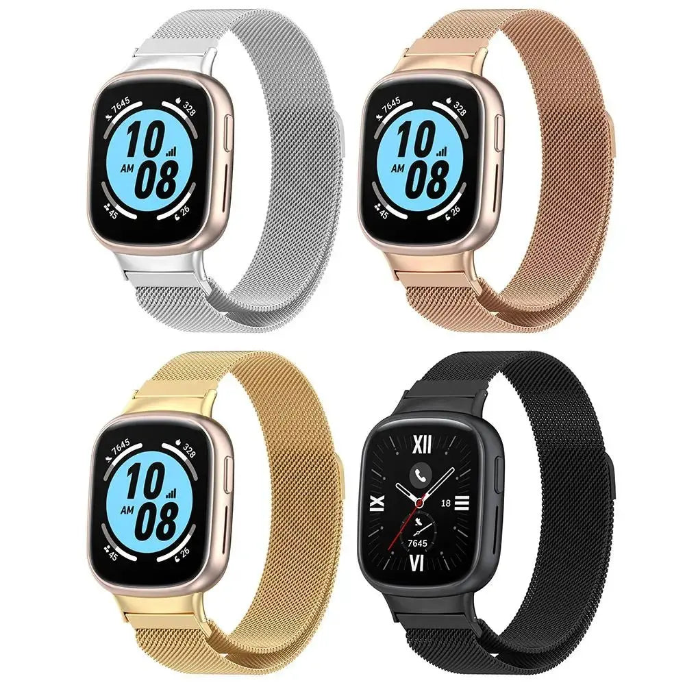 Replacement Milanese Metal Strap for Honor Watch 4 – Stainless Steel Wristband - STRAPS