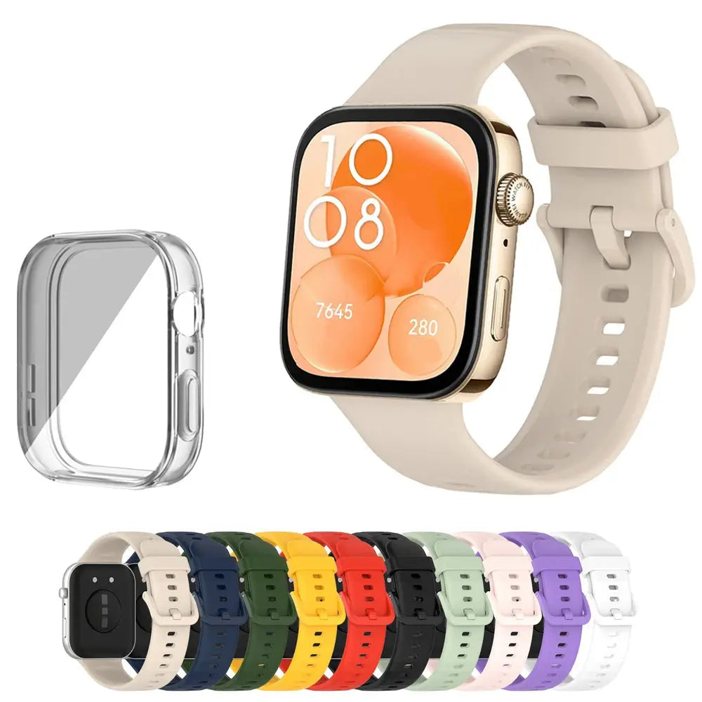 Replacement Silicone Strap for Huawei Watch Fit 3 – Comfortable and Durable - STRAPS