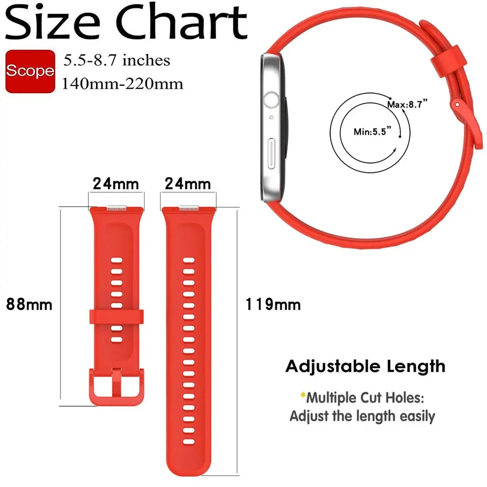 Replacement Silicone Strap for Huawei Watch Fit 3 – Comfortable and Durable - STRAPS