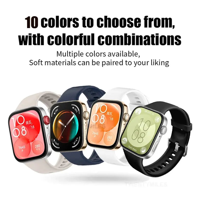 Replacement Silicone Strap for Huawei Watch Fit 3 – Comfortable and Durable - STRAPS