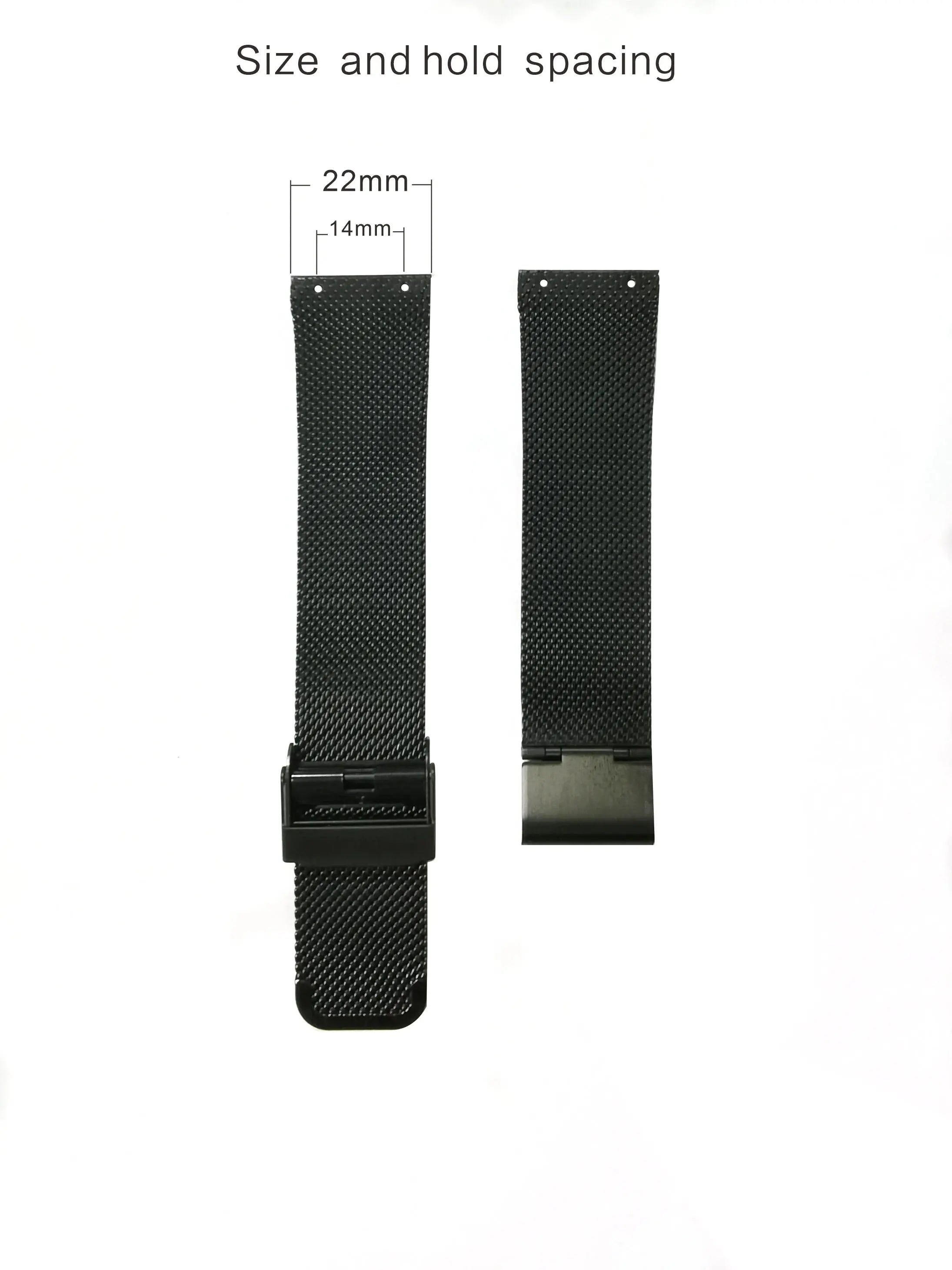 Replacement Watch Band for Skagen Unisex Watch with Screw Slim Strap 22mm-20mm (Hole Spacing 14mm) - STRAPS