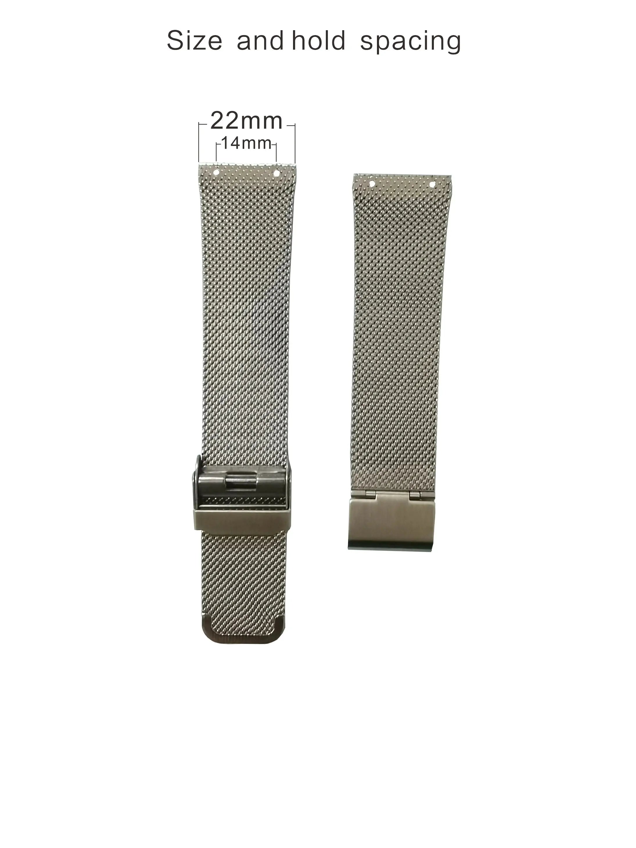 Replacement Watch Band for Skagen Unisex Watch with Screw Slim Strap 22mm-20mm (Hole Spacing 14mm) - STRAPS