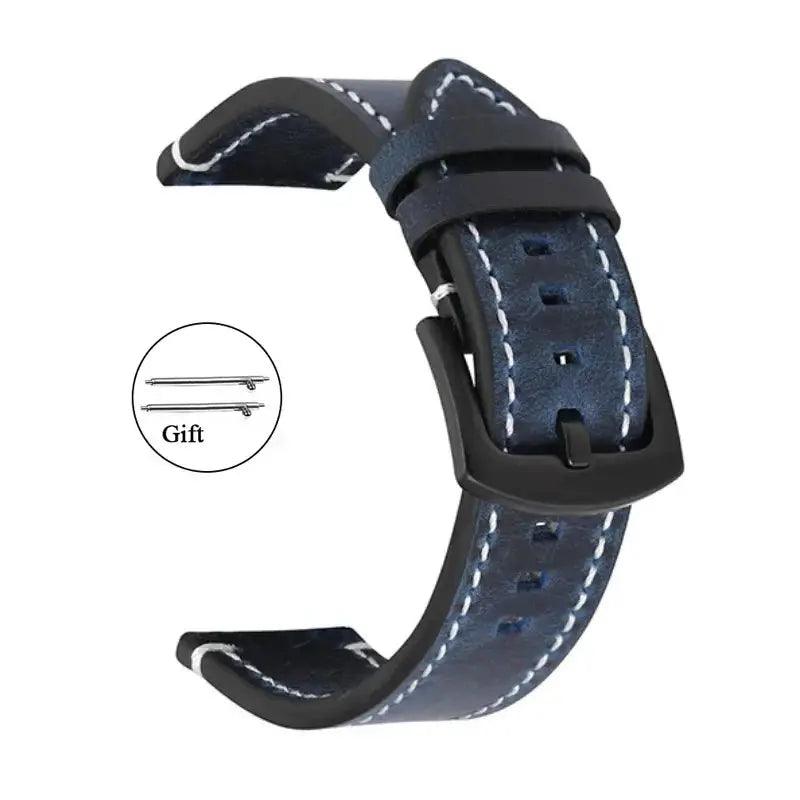 Retro Leather Watchband – Premium Calf Leather Strap for Samsung, Huawei & Traditional Watches - STRAPS