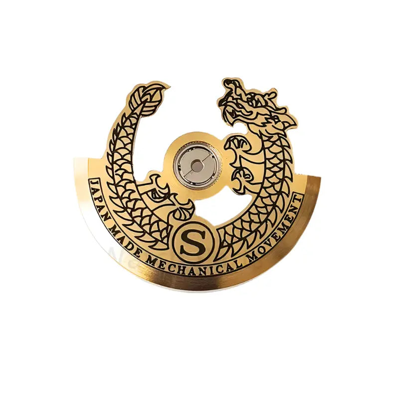 Rose Gold NH35/NH36 Rotor - Automatic Watch Movement Replacement - STRAPS