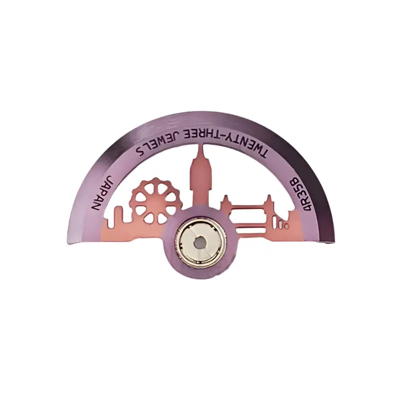 Rose Gold NH35/NH36 Rotor - Automatic Watch Movement Replacement - STRAPS