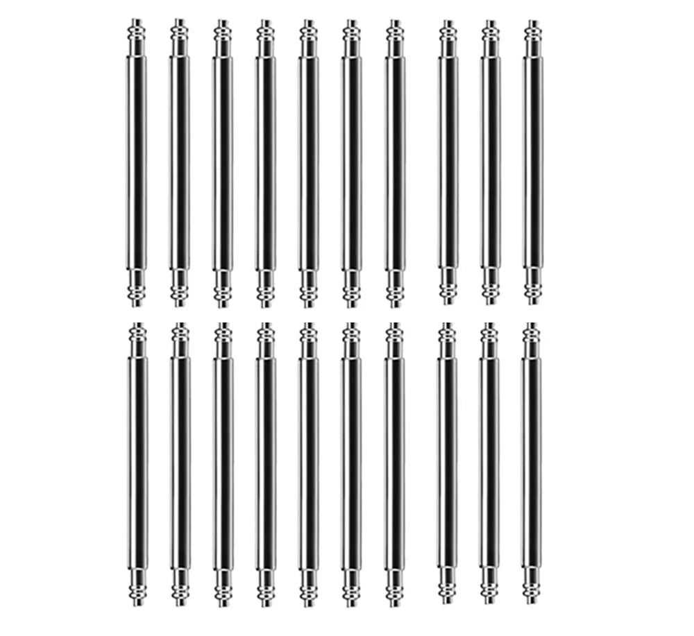 10/20PCS Spring Bars Dia 1.8mm Pins Fit for 16mm 18mm 19mm 20mm 21mm 22mm 23mm 24mm 25mm 26mm 27mm 28mm 30mm Strap Link Bars STRAPS