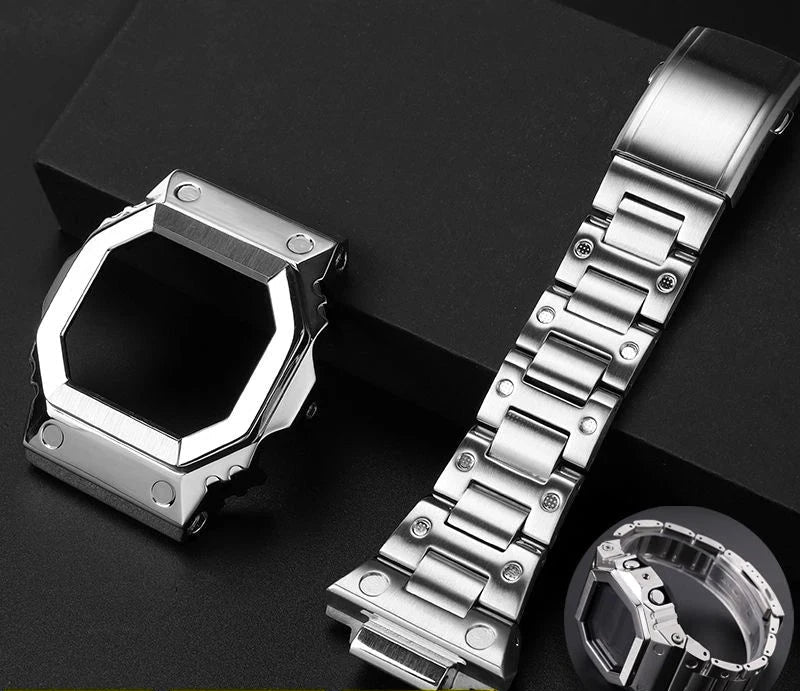 GX-56BB / GXW-56 Modified Metal Case & Strap Kit for Casio G-SHOCK STRAPS