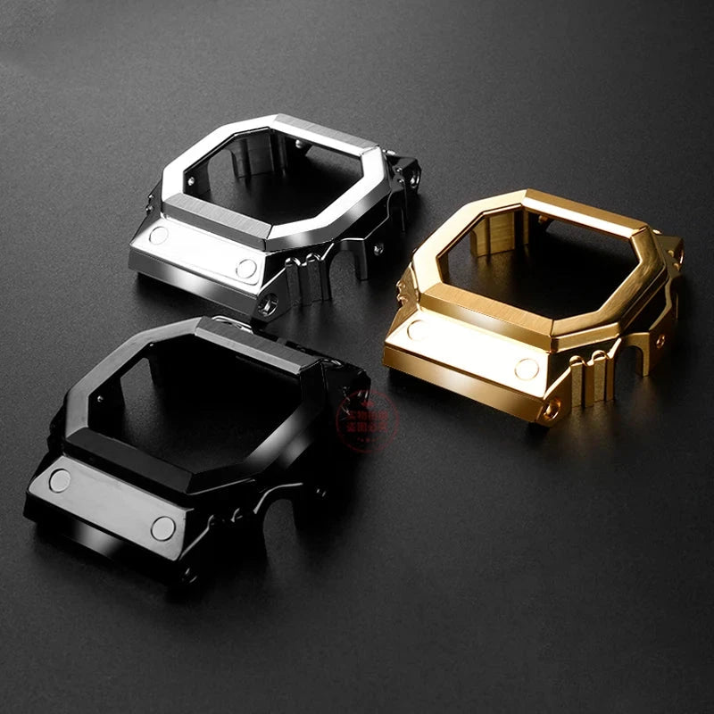 Modified Stainless Steel Case for Casio G-SHOCK GX-56BB / GXW-56 STRAPS