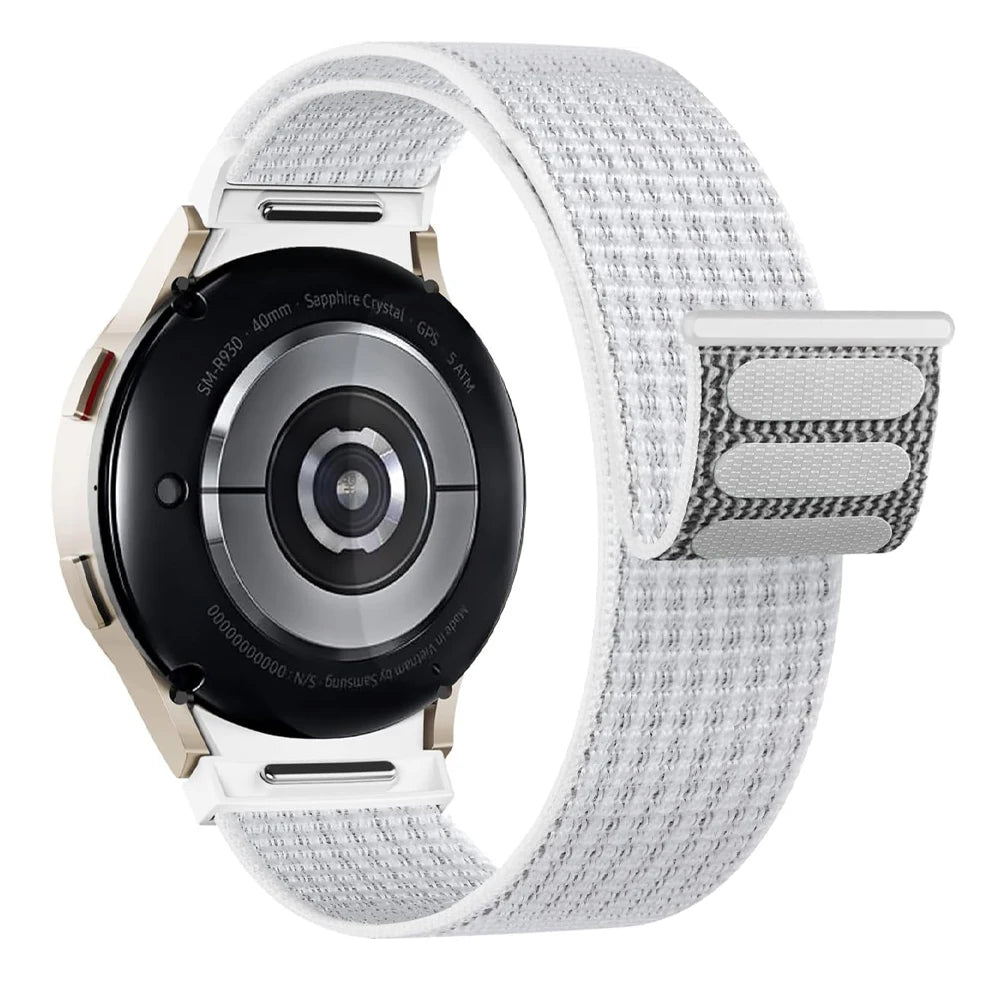 No-Gap Nylon Sport Loop Band for Samsung Galaxy Watch 7 / 6 / 5 / 4 / Classic / Pro STRAPS