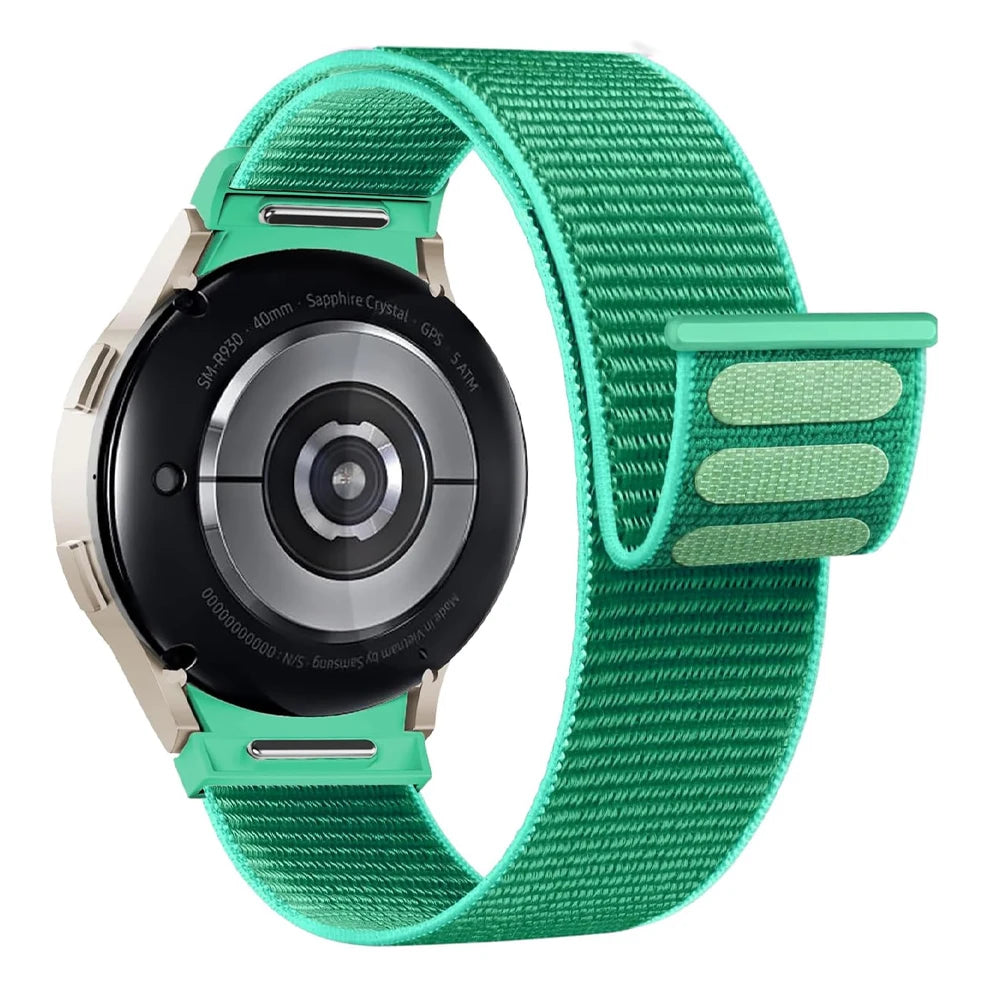 No-Gap Nylon Sport Loop Band for Samsung Galaxy Watch 7 / 6 / 5 / 4 / Classic / Pro STRAPS