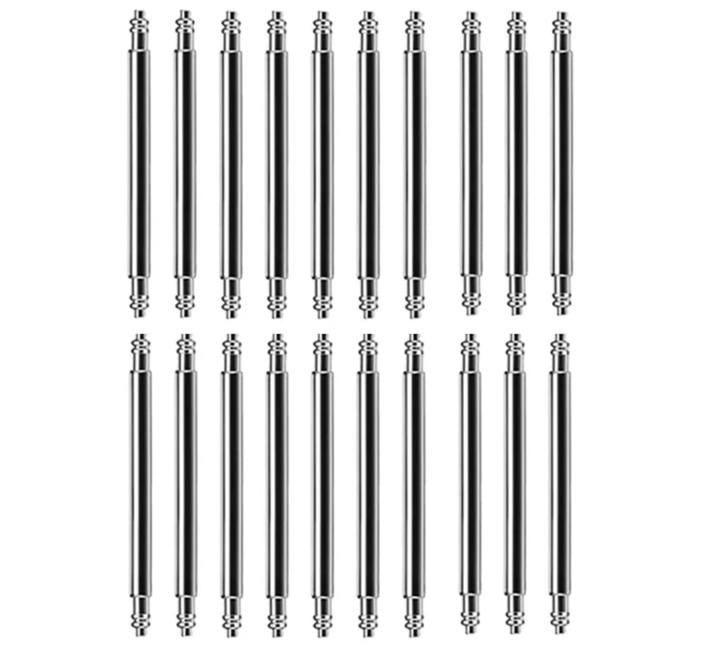 10/20PCS Spring Bars Dia 1.8mm Pins Fit for 16mm 18mm 19mm 20mm 21mm 22mm 23mm 24mm 25mm 26mm 27mm 28mm 30mm Strap Link Bars STRAPS