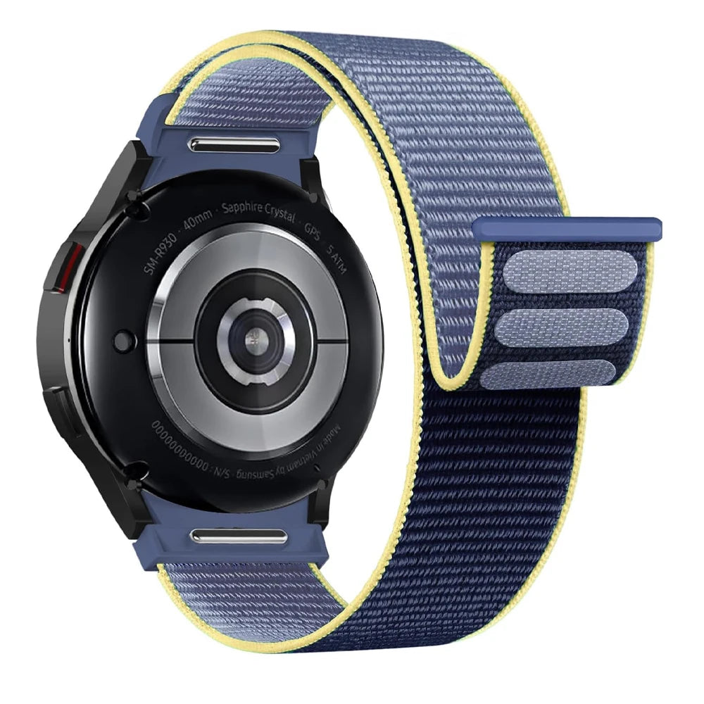 No-Gap Nylon Sport Loop Band for Samsung Galaxy Watch 7 / 6 / 5 / 4 / Classic / Pro STRAPS