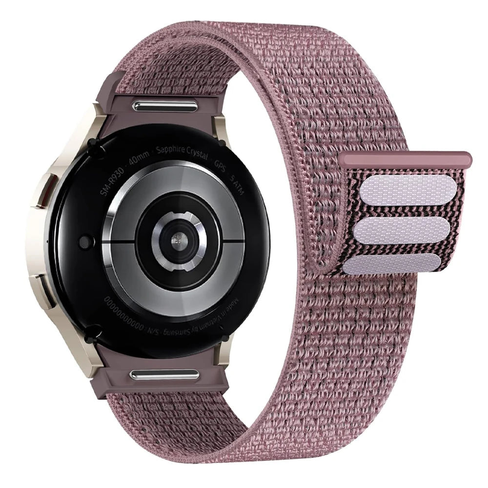 No-Gap Nylon Sport Loop Band for Samsung Galaxy Watch 7 / 6 / 5 / 4 / Classic / Pro STRAPS