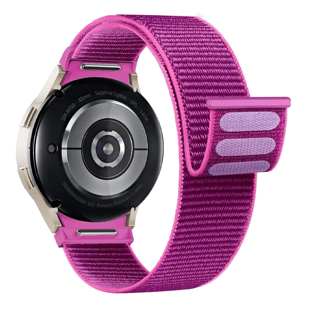 No-Gap Nylon Sport Loop Band for Samsung Galaxy Watch 7 / 6 / 5 / 4 / Classic / Pro STRAPS