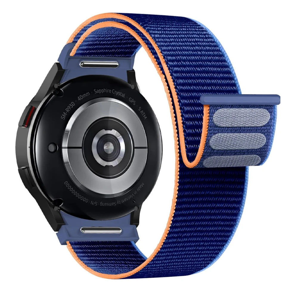 No-Gap Nylon Sport Loop Band for Samsung Galaxy Watch 7 / 6 / 5 / 4 / Classic / Pro STRAPS