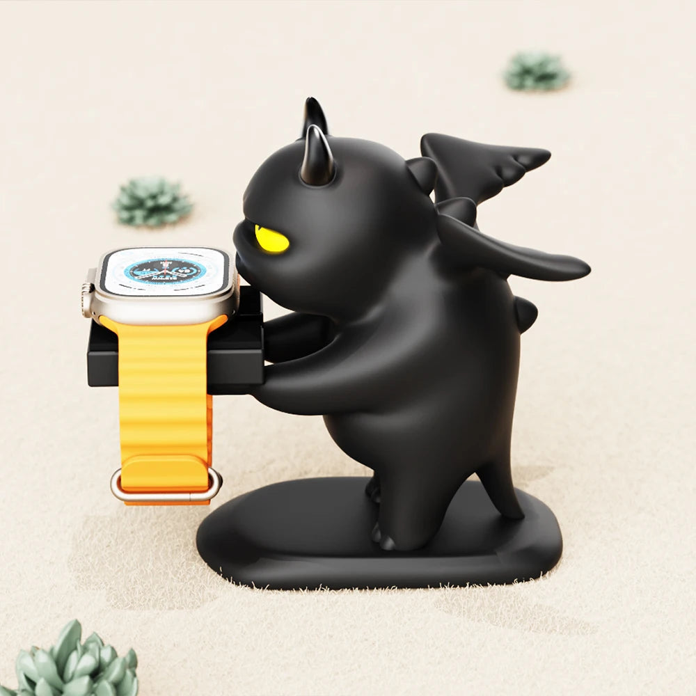 Cute Dragon Resin Charging Stand for Apple Watch Ultra/8/7/6/SE STRAPS