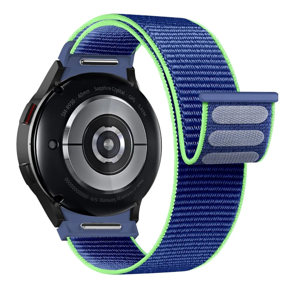 No-Gap Nylon Sport Loop Band for Samsung Galaxy Watch 7 / 6 / 5 / 4 / Classic / Pro STRAPS