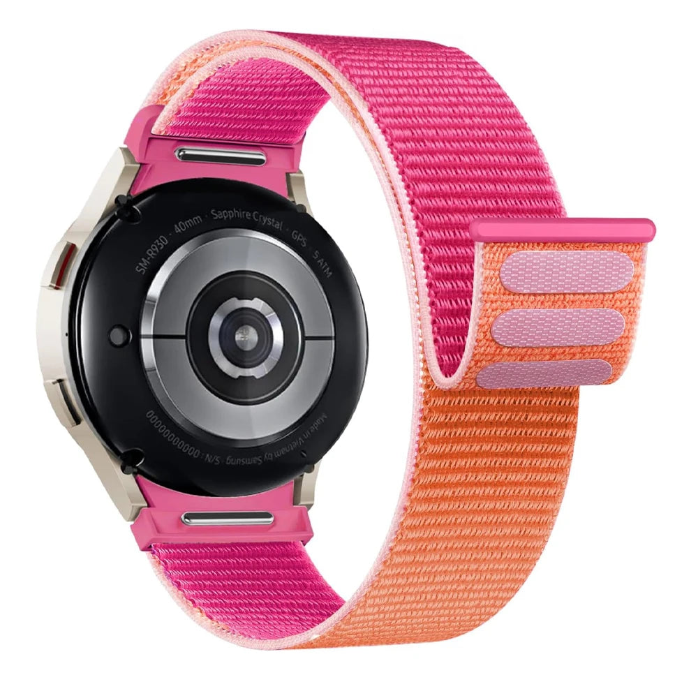 No-Gap Nylon Sport Loop Band for Samsung Galaxy Watch 7 / 6 / 5 / 4 / Classic / Pro STRAPS