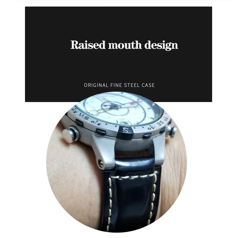 24mm Leather Watch Band for Timex Tide T2N720, T2N721 - Men's Strap STRAPS