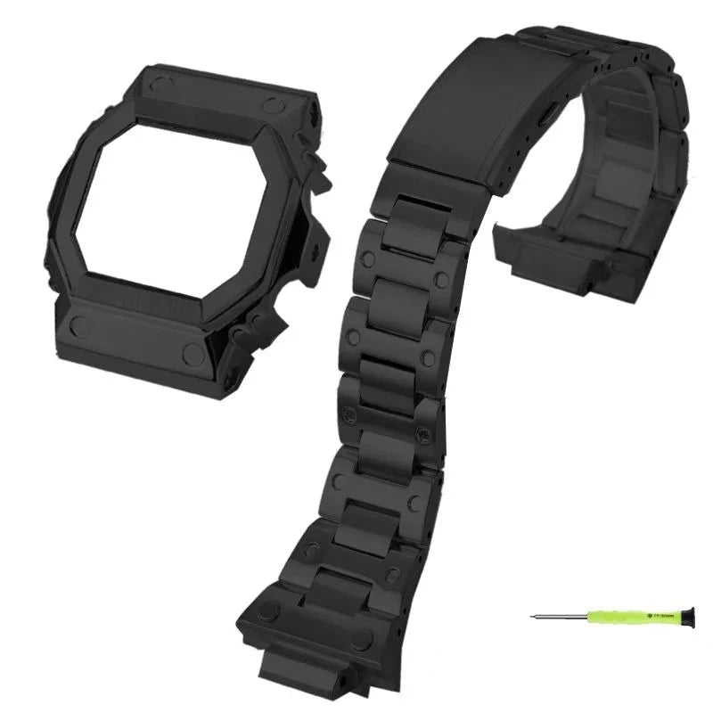 GX-56BB / GXW-56 Modified Metal Case & Strap Kit for Casio G-SHOCK STRAPS