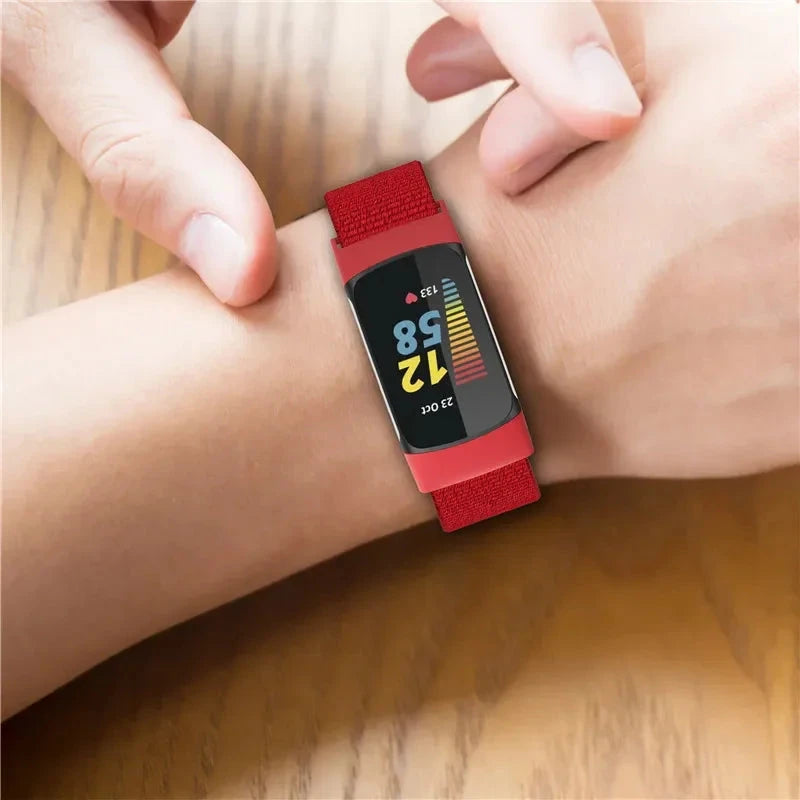 Elastic Nylon Loop Band for Fitbit Charge 5 / 6 STRAPS