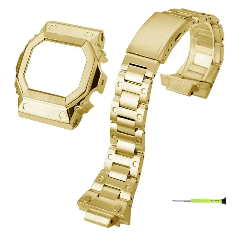 GX-56BB / GXW-56 Modified Metal Case & Strap Kit for Casio G-SHOCK STRAPS