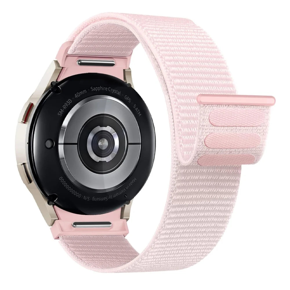 No-Gap Nylon Sport Loop Band for Samsung Galaxy Watch 7 / 6 / 5 / 4 / Classic / Pro STRAPS