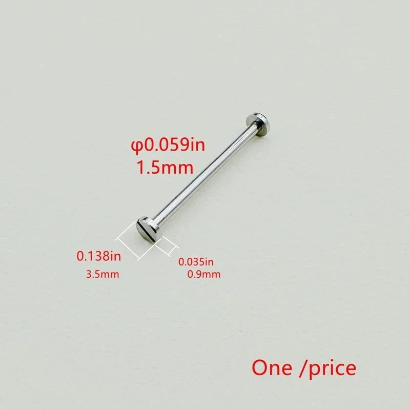 1.5mm Stainless Steel Watch Strap Screw Rod Pin – Rotating Fixed Ear Bolt STRAPS