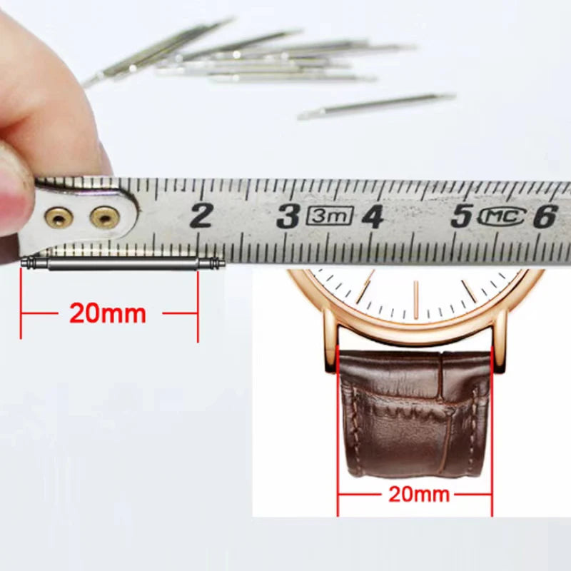 2/4/10/20Pcs Spring Bars 16/18/19/20/22/24/26mm Strap Link Pins Watch Band 2.0mm 2.5mm Spring Bars STRAPS