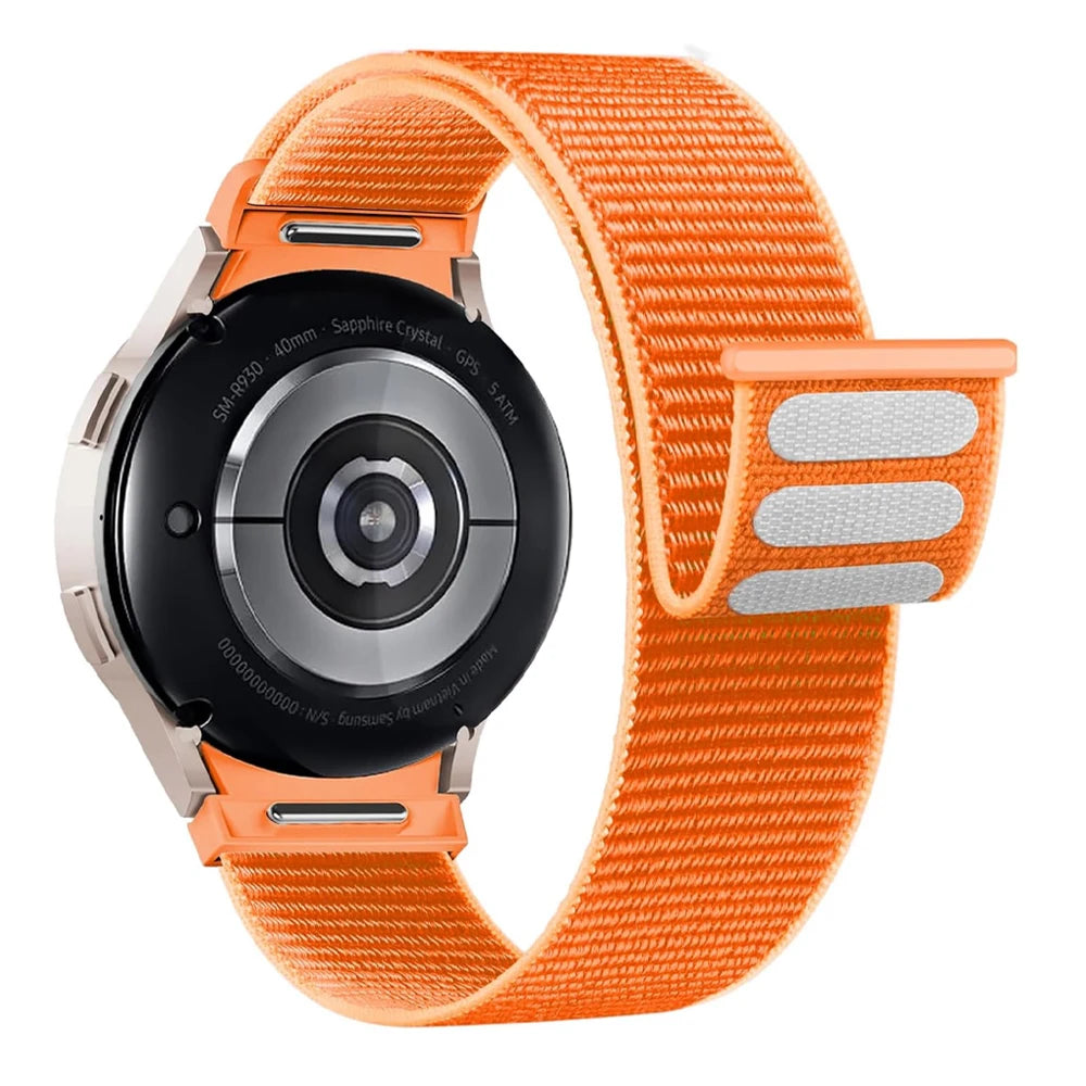 No-Gap Nylon Sport Loop Band for Samsung Galaxy Watch 7 / 6 / 5 / 4 / Classic / Pro STRAPS