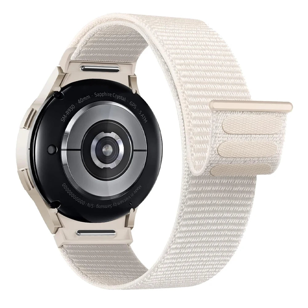 No-Gap Nylon Sport Loop Band for Samsung Galaxy Watch 7 / 6 / 5 / 4 / Classic / Pro STRAPS