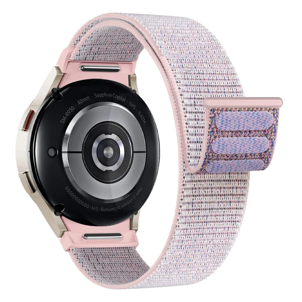 No-Gap Nylon Sport Loop Band for Samsung Galaxy Watch 7 / 6 / 5 / 4 / Classic / Pro STRAPS