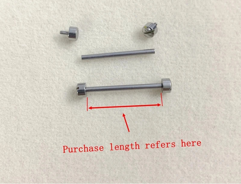 1.5mm Stainless Steel Watch Strap Screw Rod Pin – Rotating Fixed Ear Bolt STRAPS