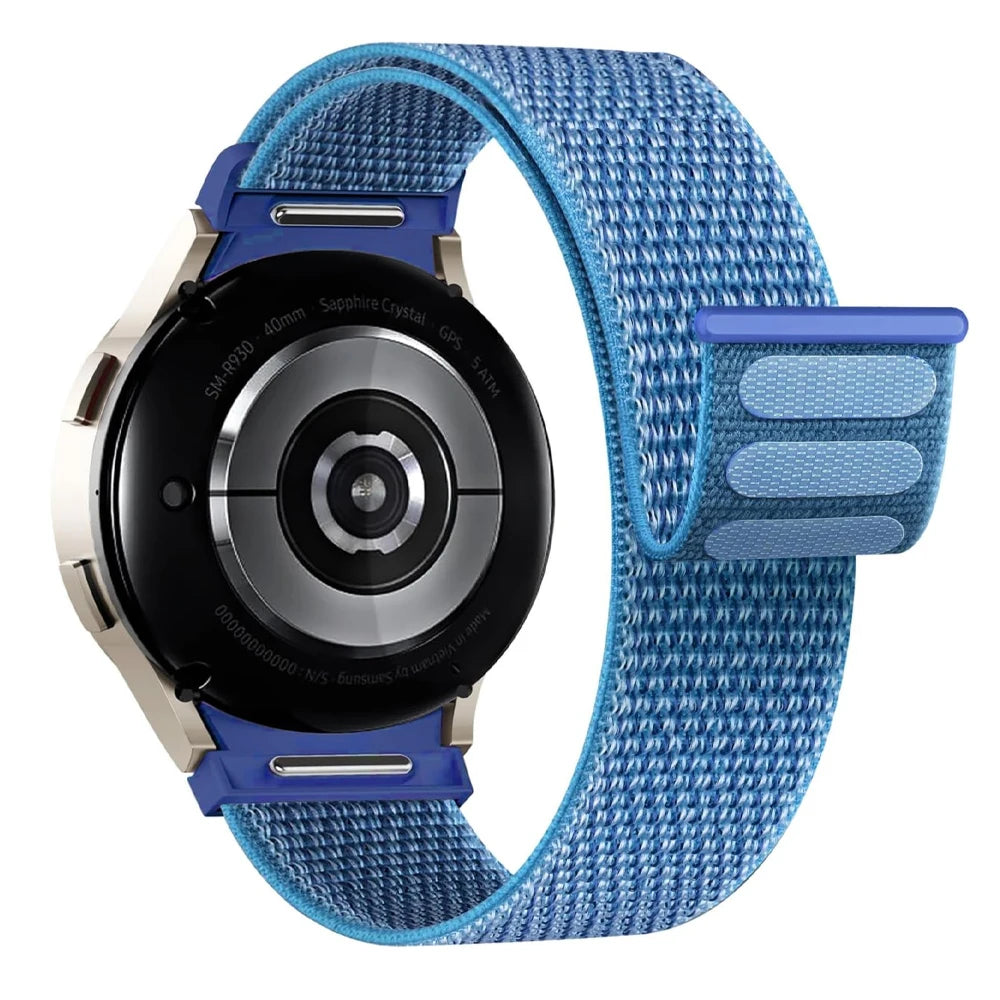No-Gap Nylon Sport Loop Band for Samsung Galaxy Watch 7 / 6 / 5 / 4 / Classic / Pro STRAPS
