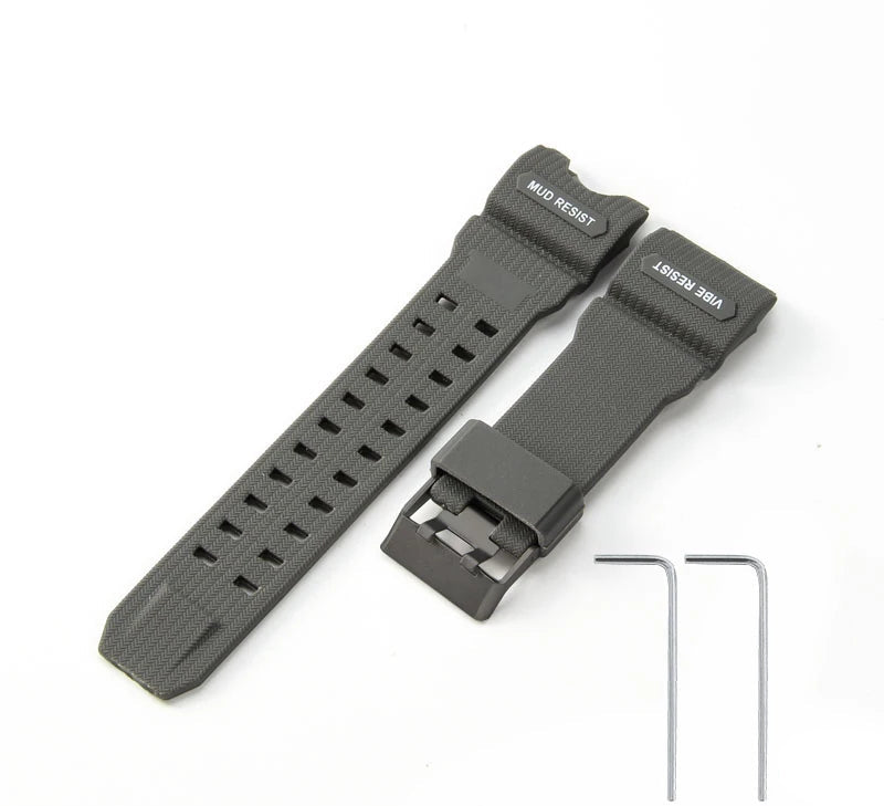 Casio G-SHOCK GWG-1000GB Blue Red Green Silicone Watchband 22cm Resin Strap STRAPS