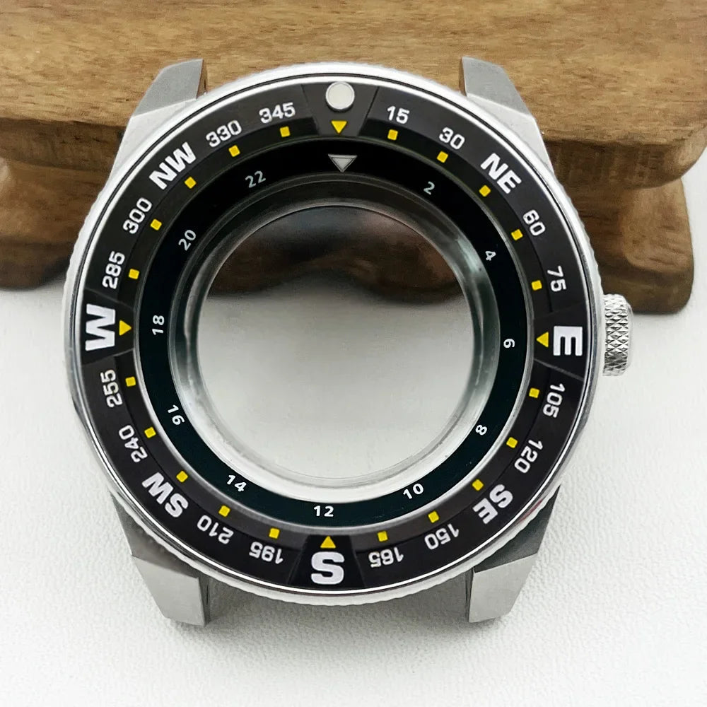 Samurai Watch Case for NH34, NH35, NH36, 7S26 | 44mm Stainless Steel with Sapphire Crystal & 22mm Lug STRAPS