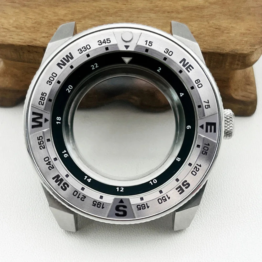 Samurai Watch Case for NH34, NH35, NH36, 7S26 | 44mm Stainless Steel with Sapphire Crystal & 22mm Lug STRAPS